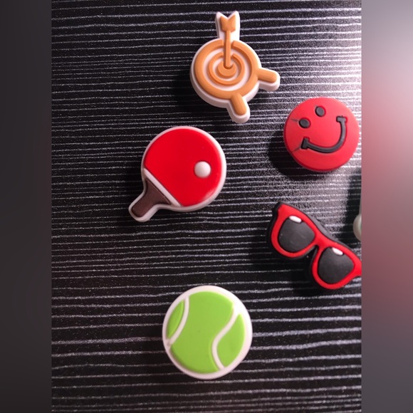 Tennis & Badminton Themed Croc Charms *Bundle 3 Save 20%* - Picture 5 of 5